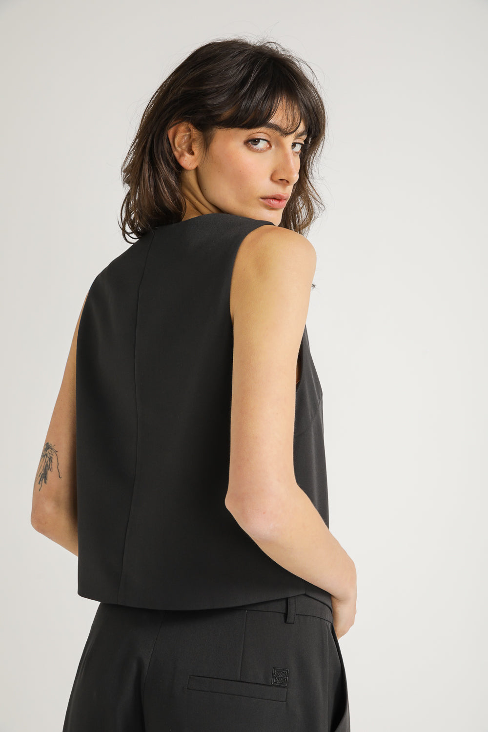 Asymmetric Tailored Vest