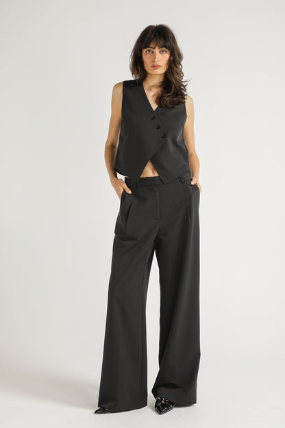 Asymmetric Tailored Vest
