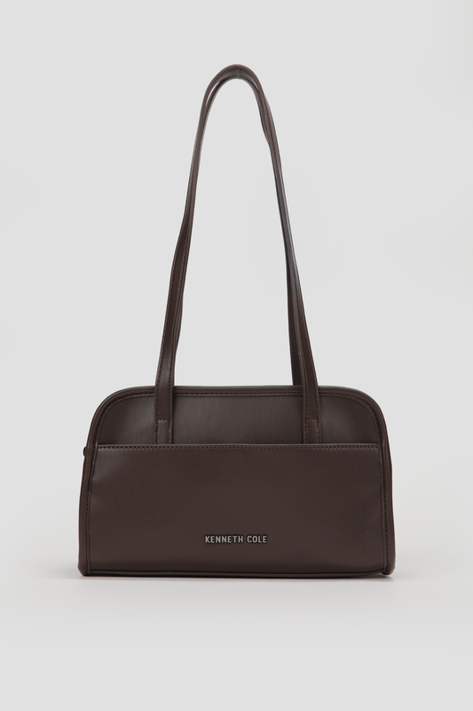 Faux Leather Shoulder Bag