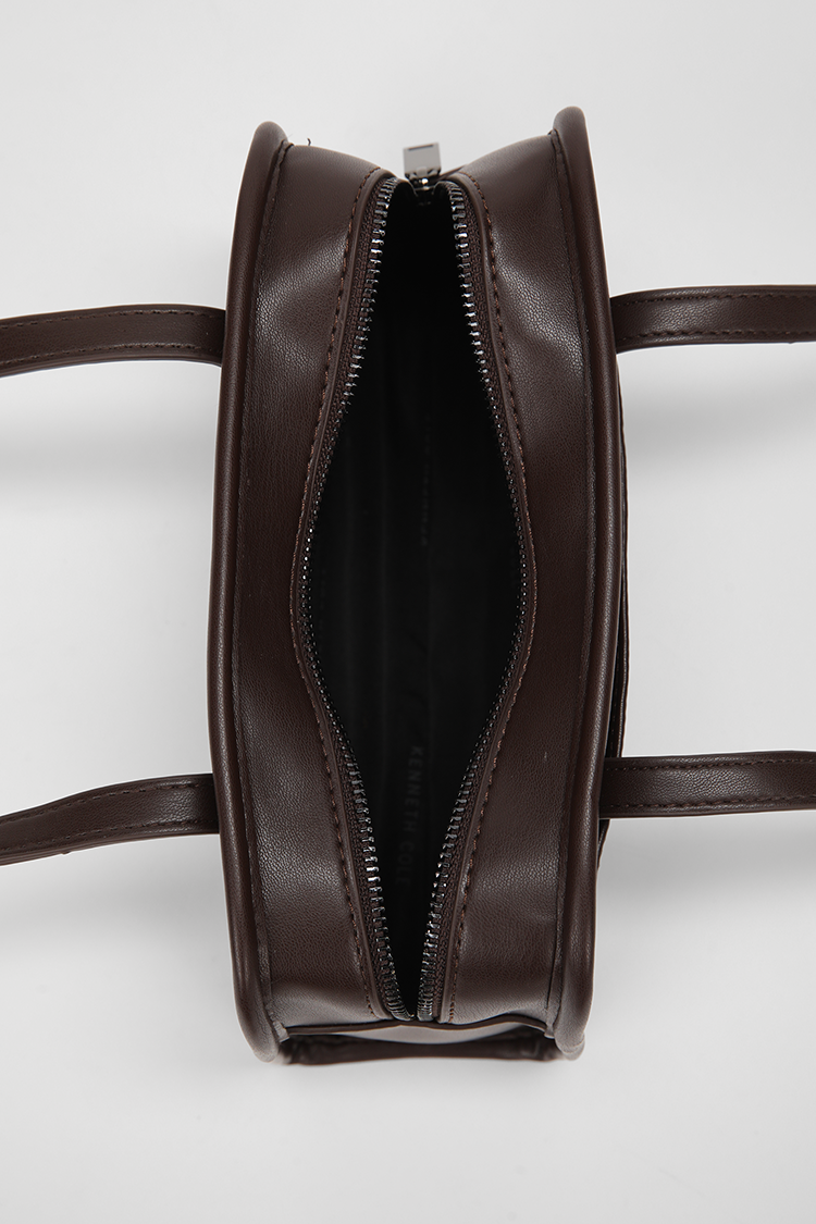 Faux Leather Shoulder Bag