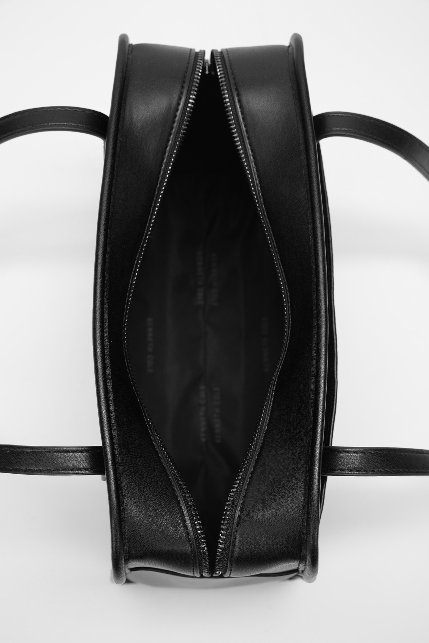 Structured Faux Leather Shoulder Bag