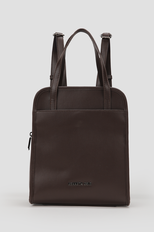 Faux Leather Backpack
