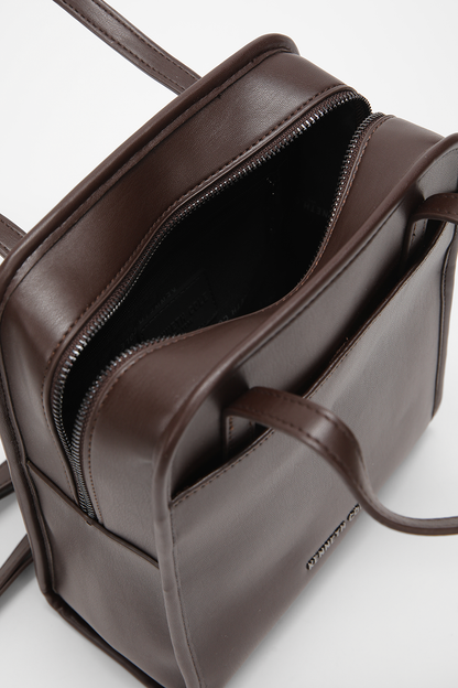 Faux Leather Backpack