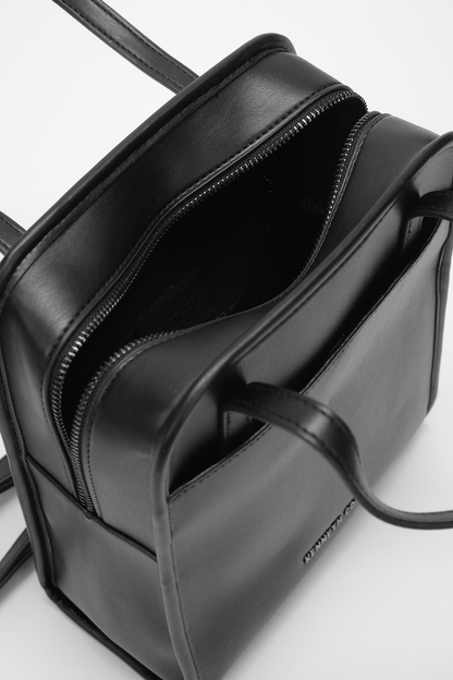 Faux Leather Backpack