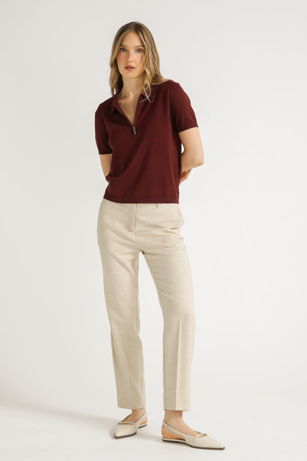 Knit Polo Shirt
