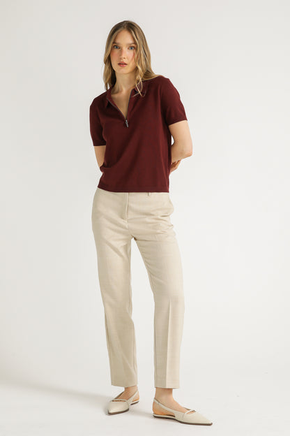 Knit Polo Shirt
