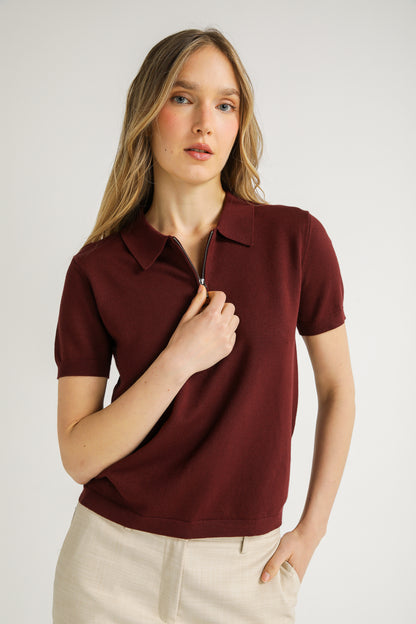 Knit Polo Shirt