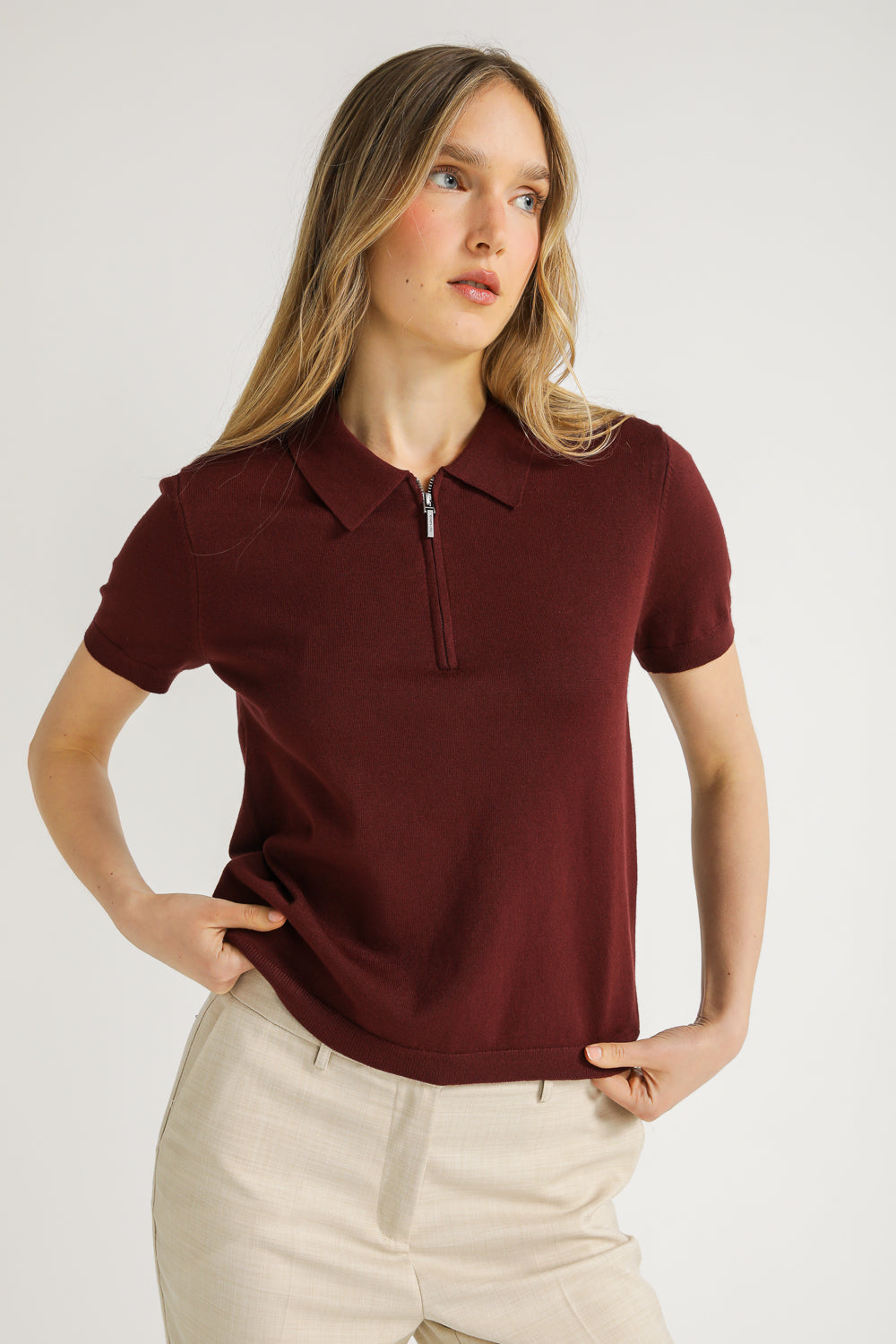 Knit Polo Shirt