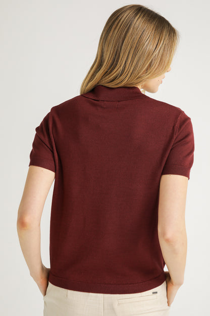 Knit Polo Shirt
