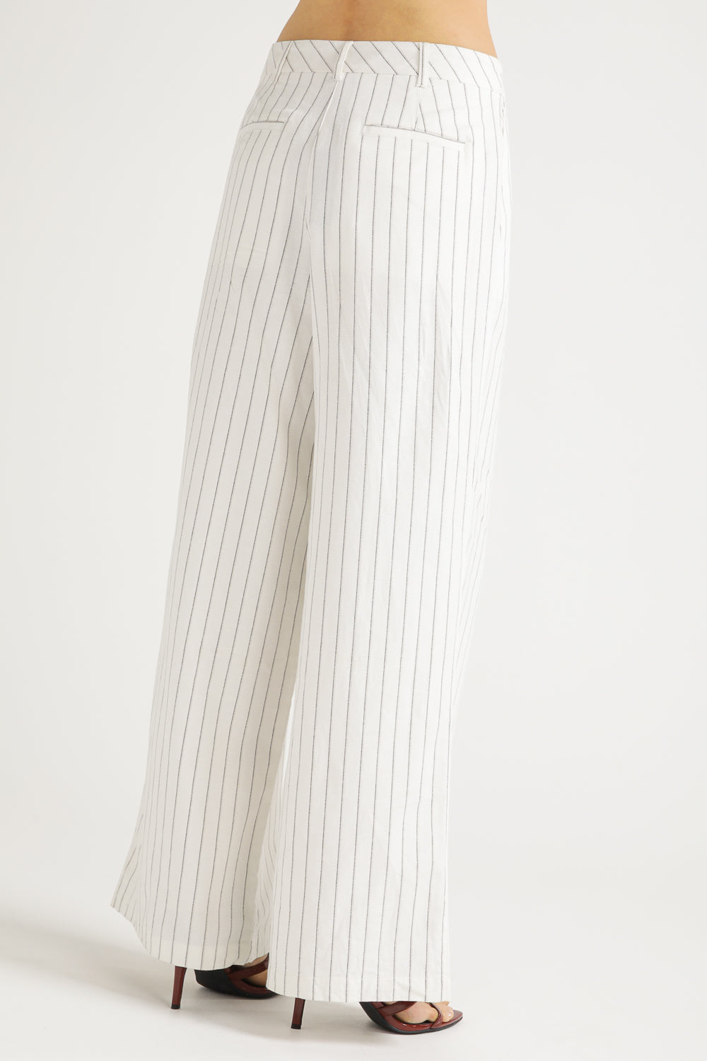 Pinstripe Tailored Pants