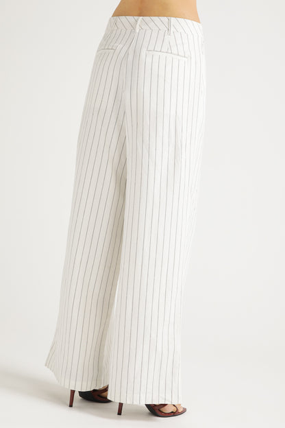 Pinstripe Tailored Pants
