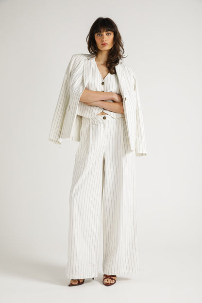 Pinstripe Tailored Vest