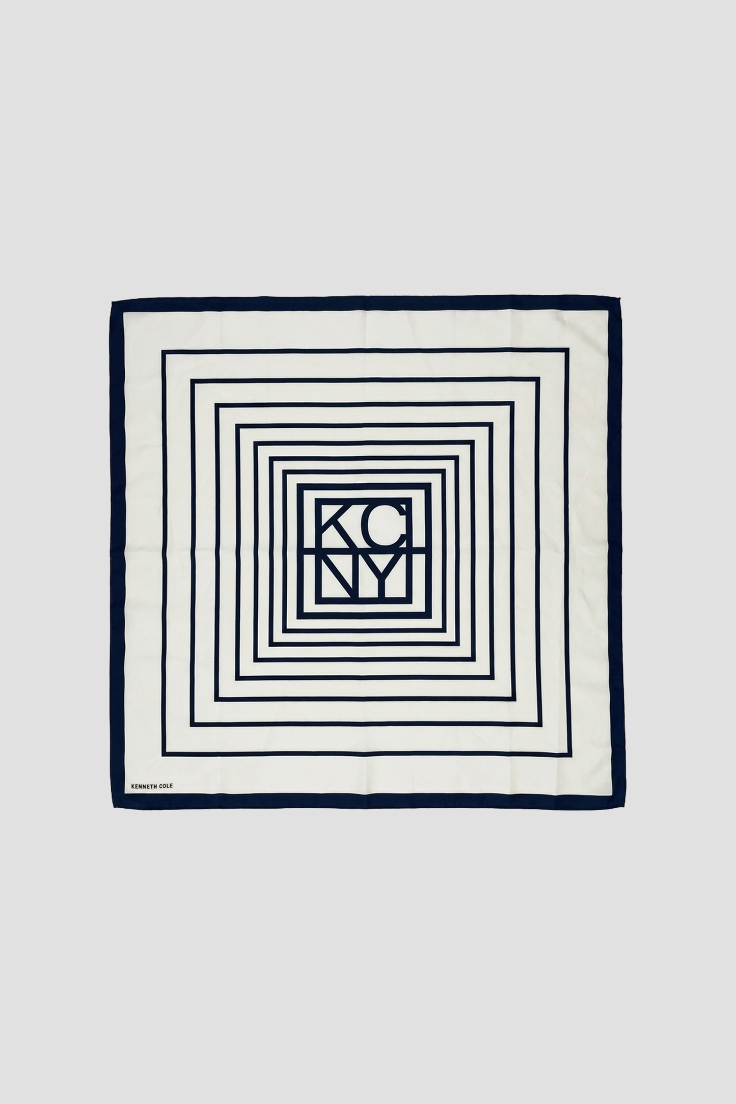 Geometric Logo Print Scarf