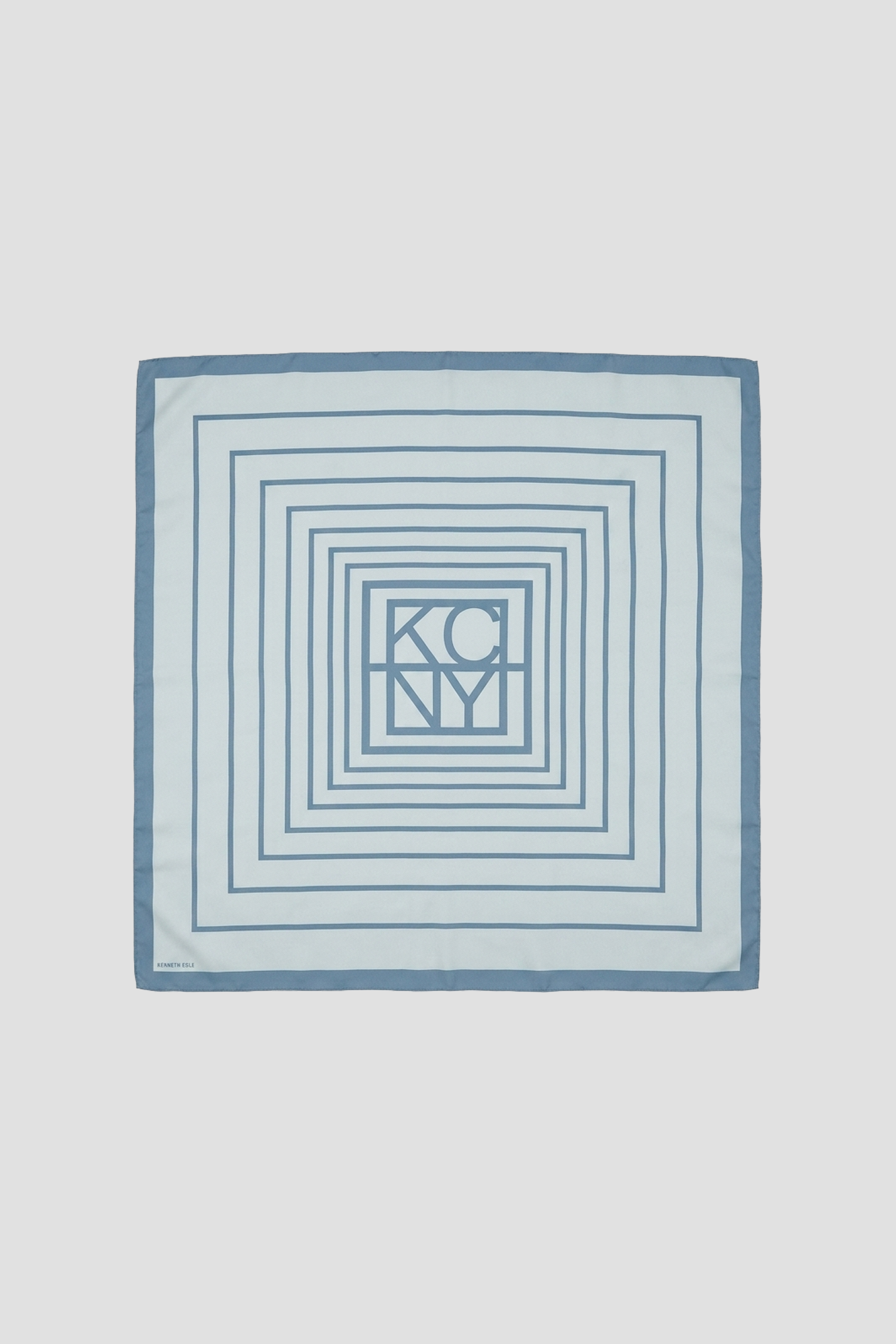 Geometric Logo Print Scarf