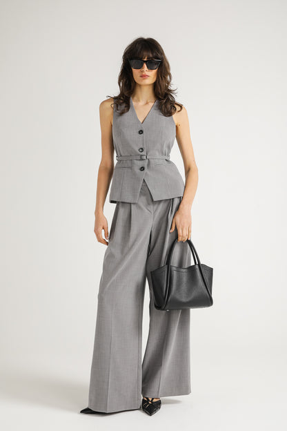 High Rise Tailored Trousers