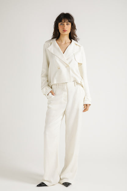 Cropped Tailored Jacket