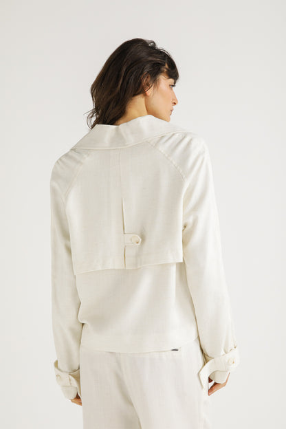 Cropped Tailored Jacket