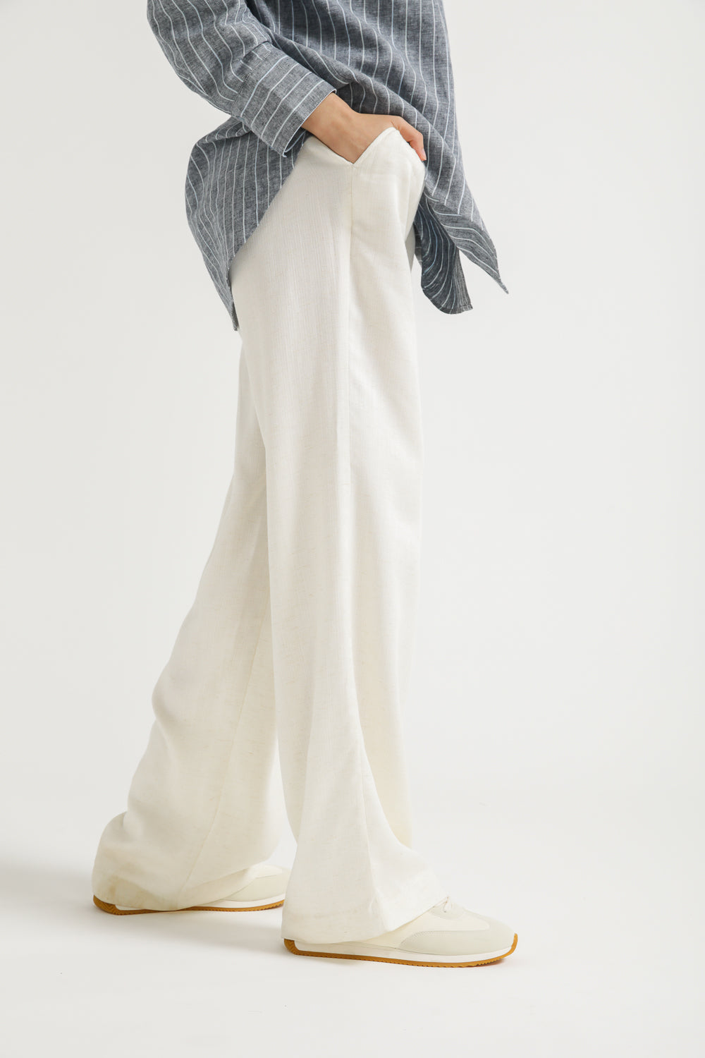 Wide Leg Tailored Pants