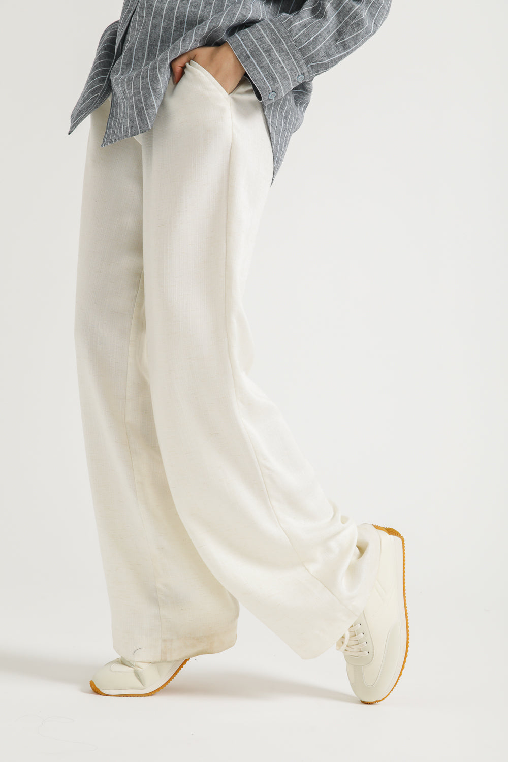 Wide Leg Tailored Pants