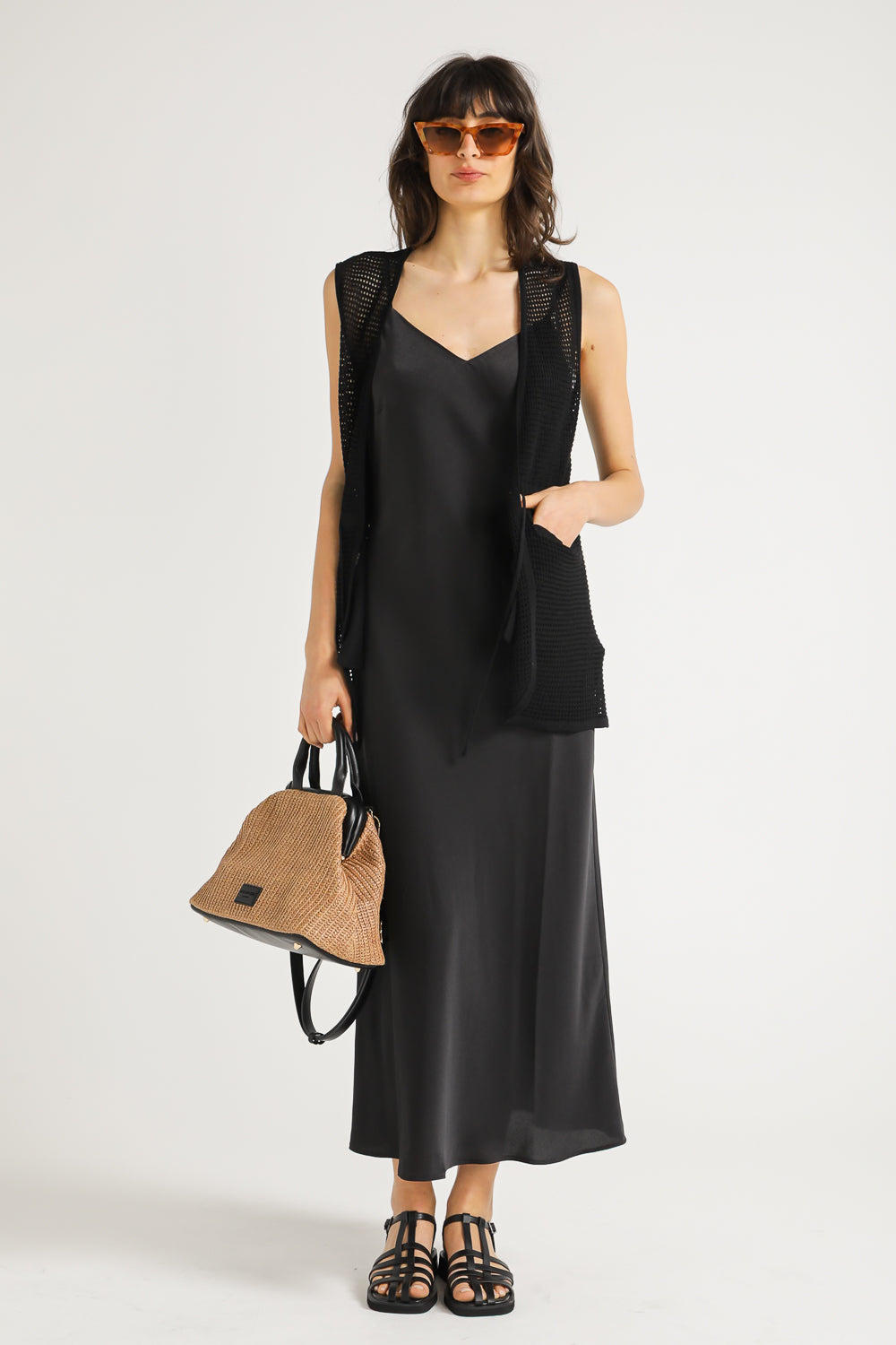 Satin Slip Dress