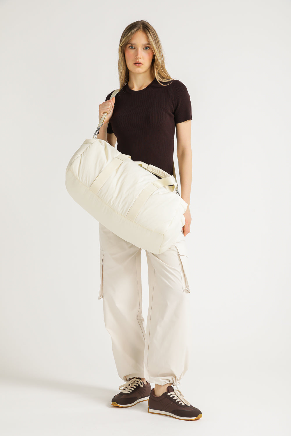 Rib Knit T Shirt
