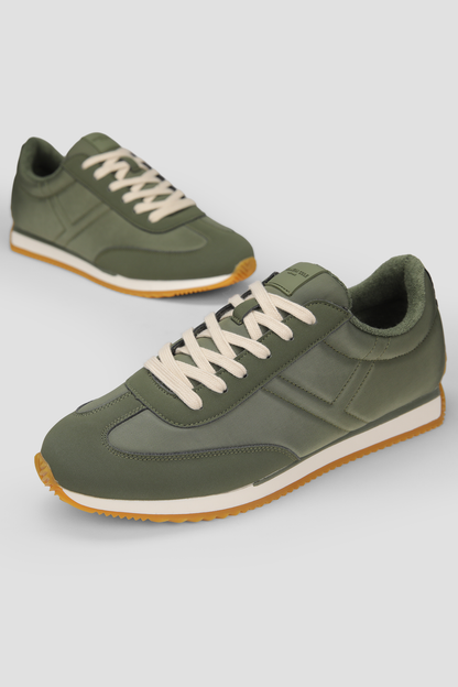 Faux Leather Sneakers