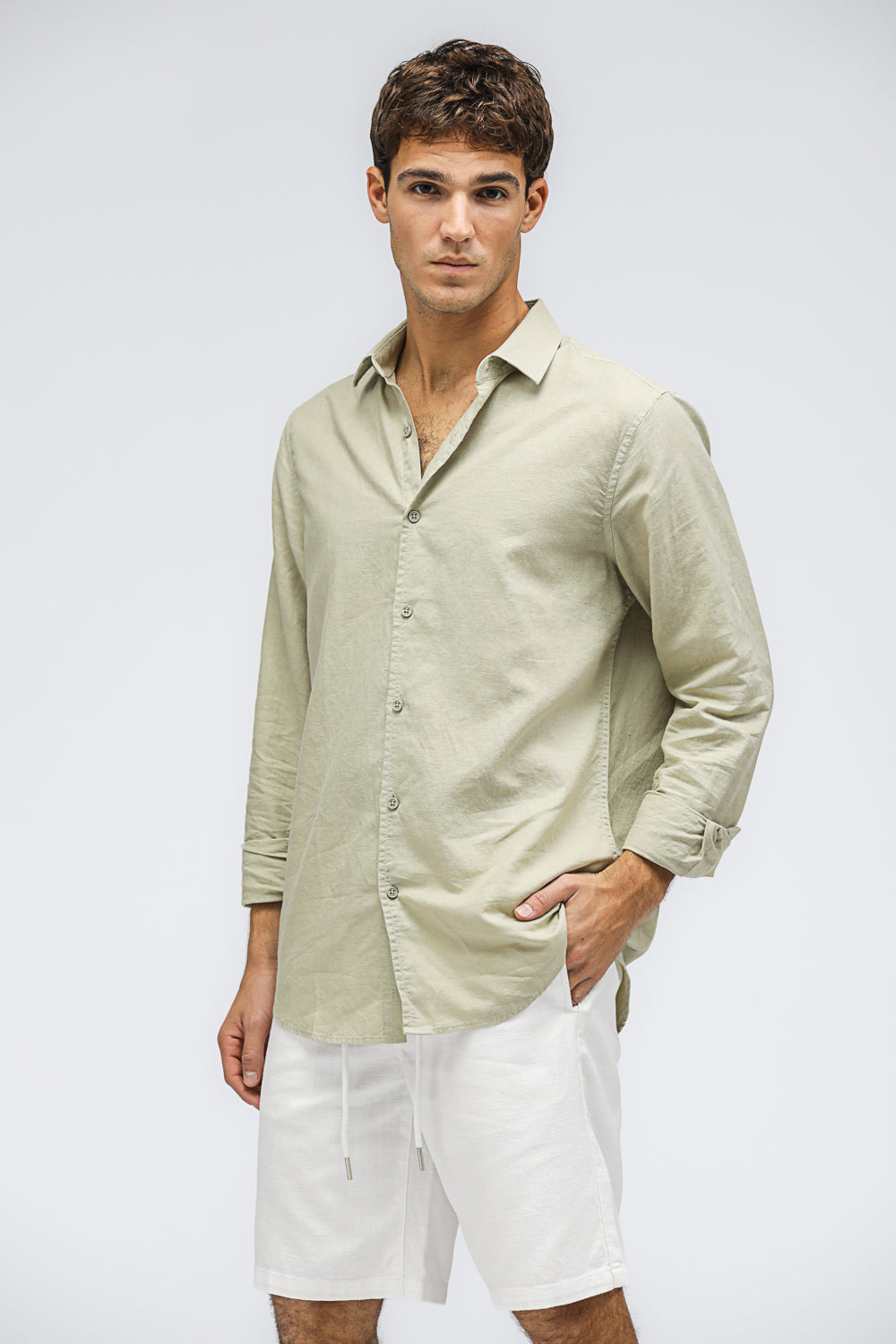 Button Down Linen Shirt