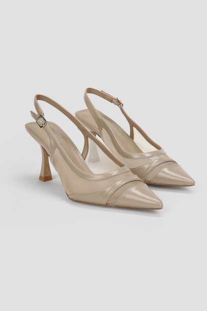 Pointed Slingback Heels