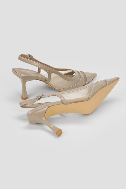 Pointed Slingback Heels