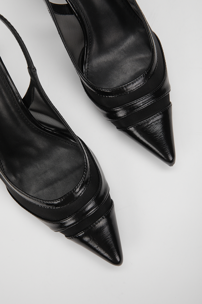 Pointed Slingback Heels