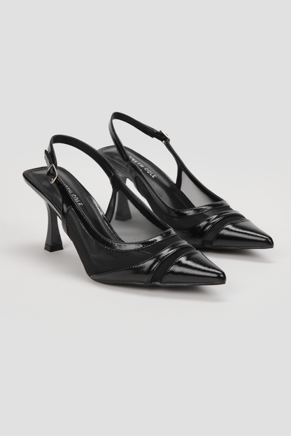 Pointed Slingback Heels