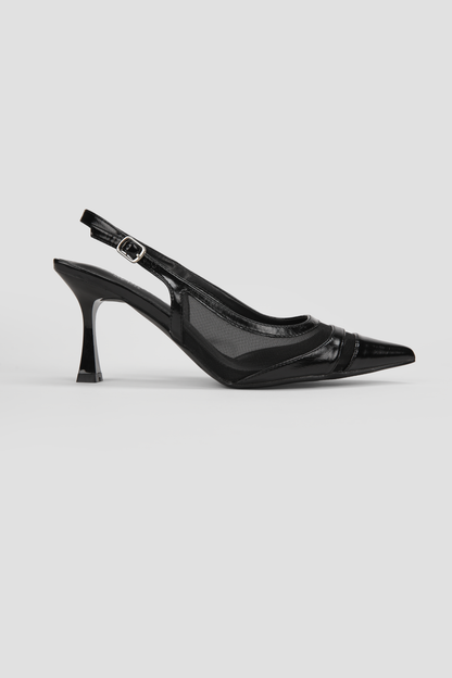 Pointed Slingback Heels