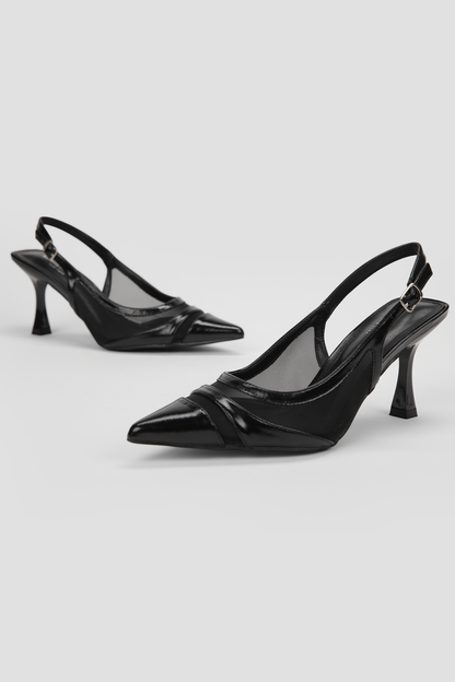 Pointed Slingback Heels