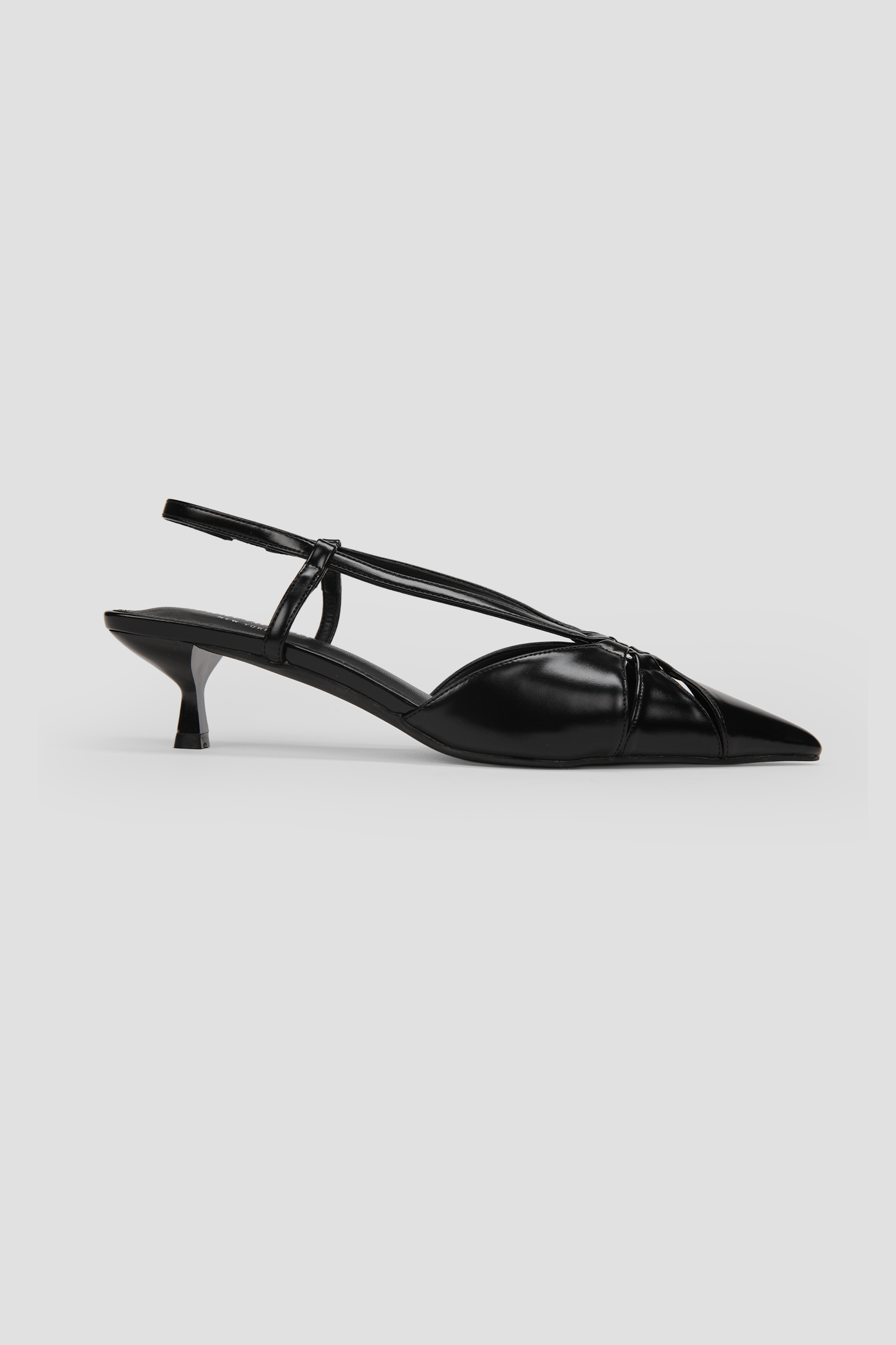 Pointed Slingback Kitten Heels