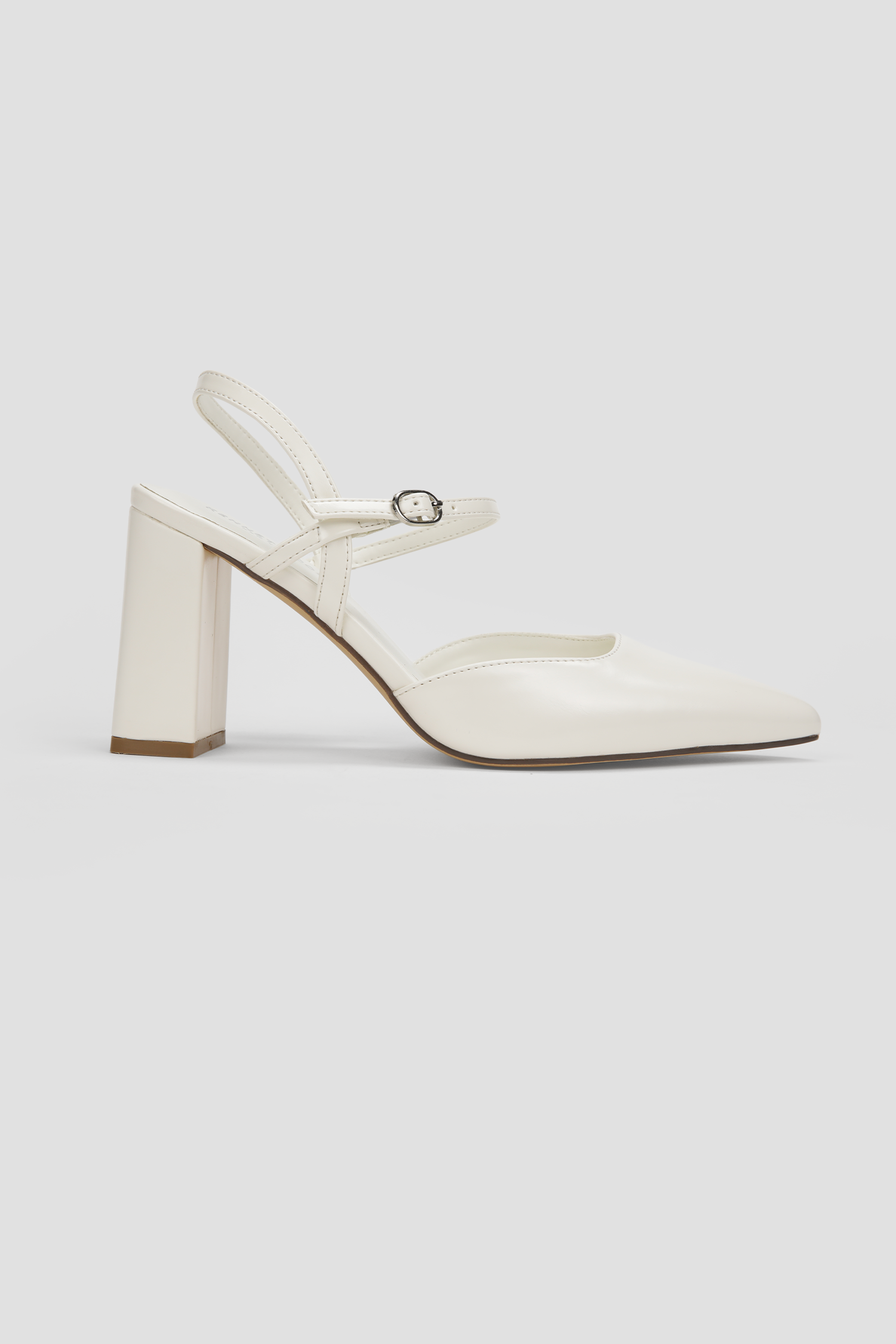 Pointed Ankle Strap Heels