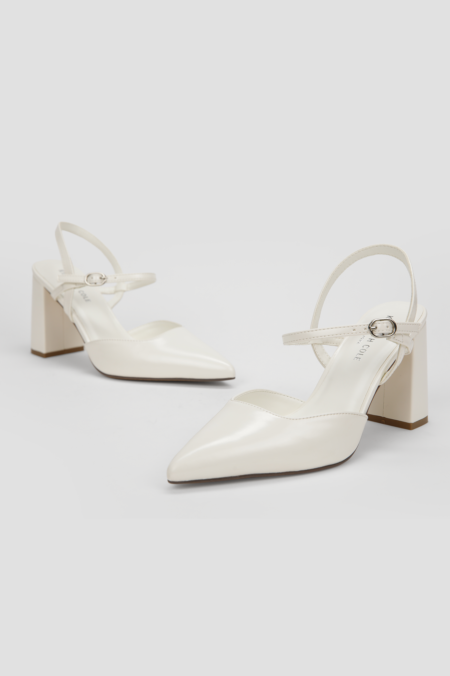 Pointed Ankle Strap Heels