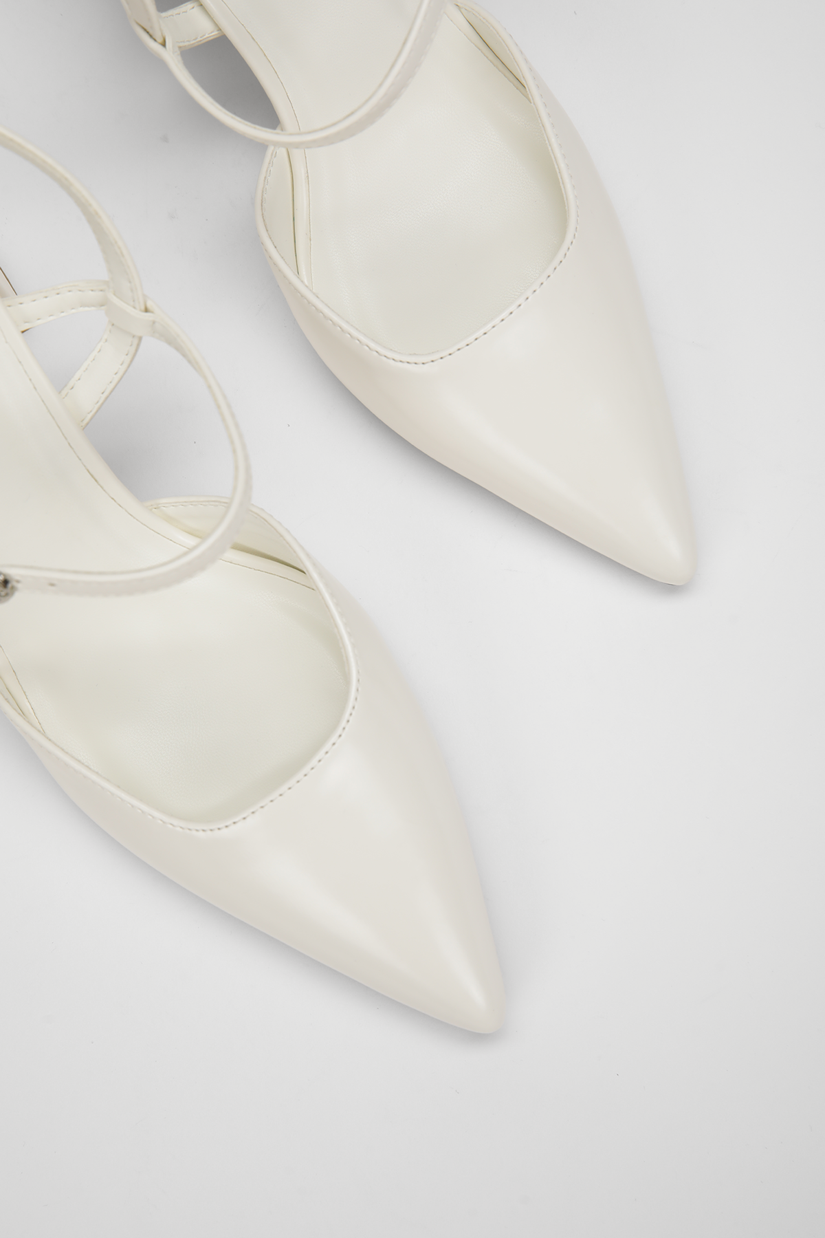 Pointed Ankle Strap Heels