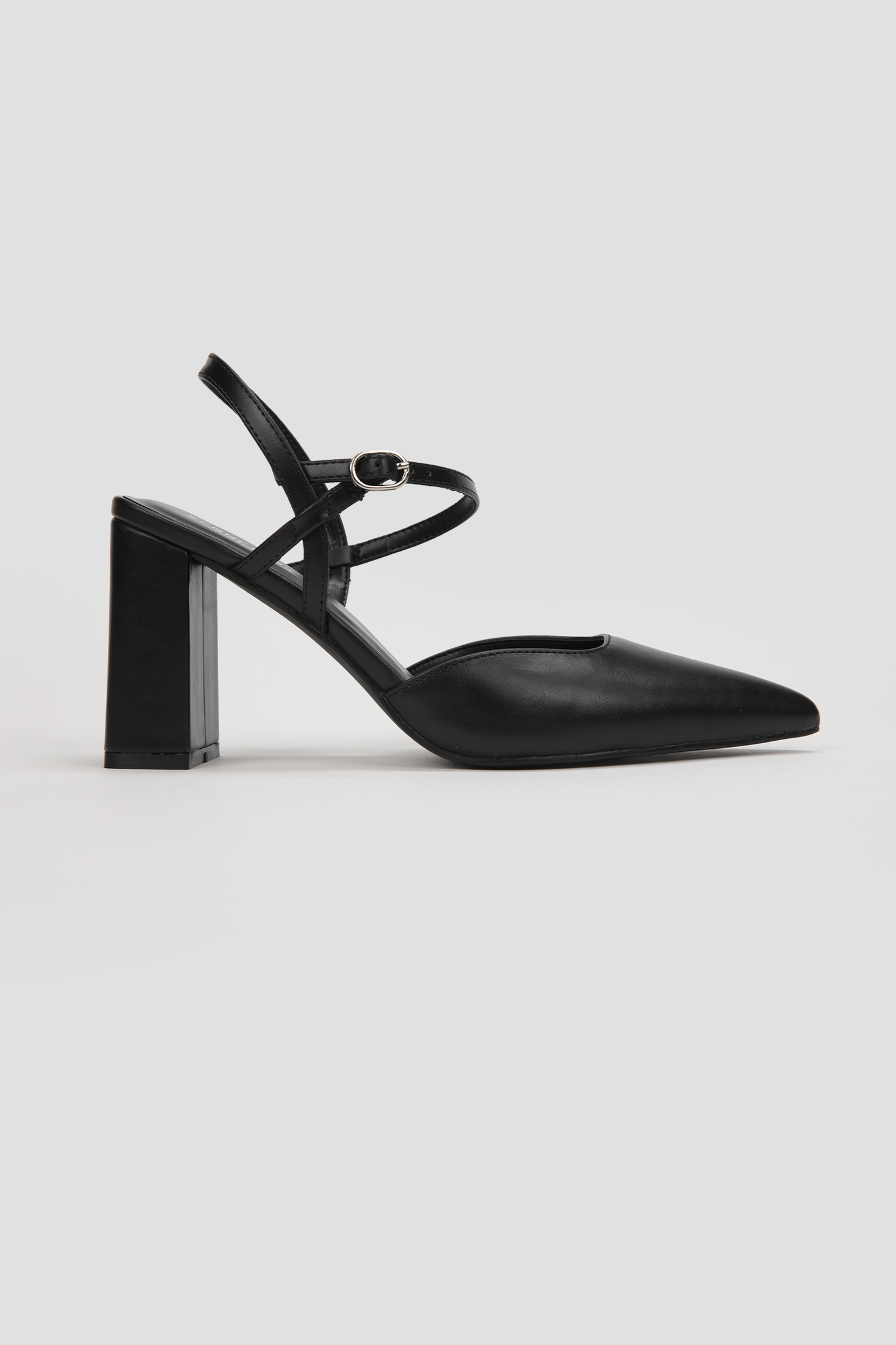 Pointed Ankle Strap Heels