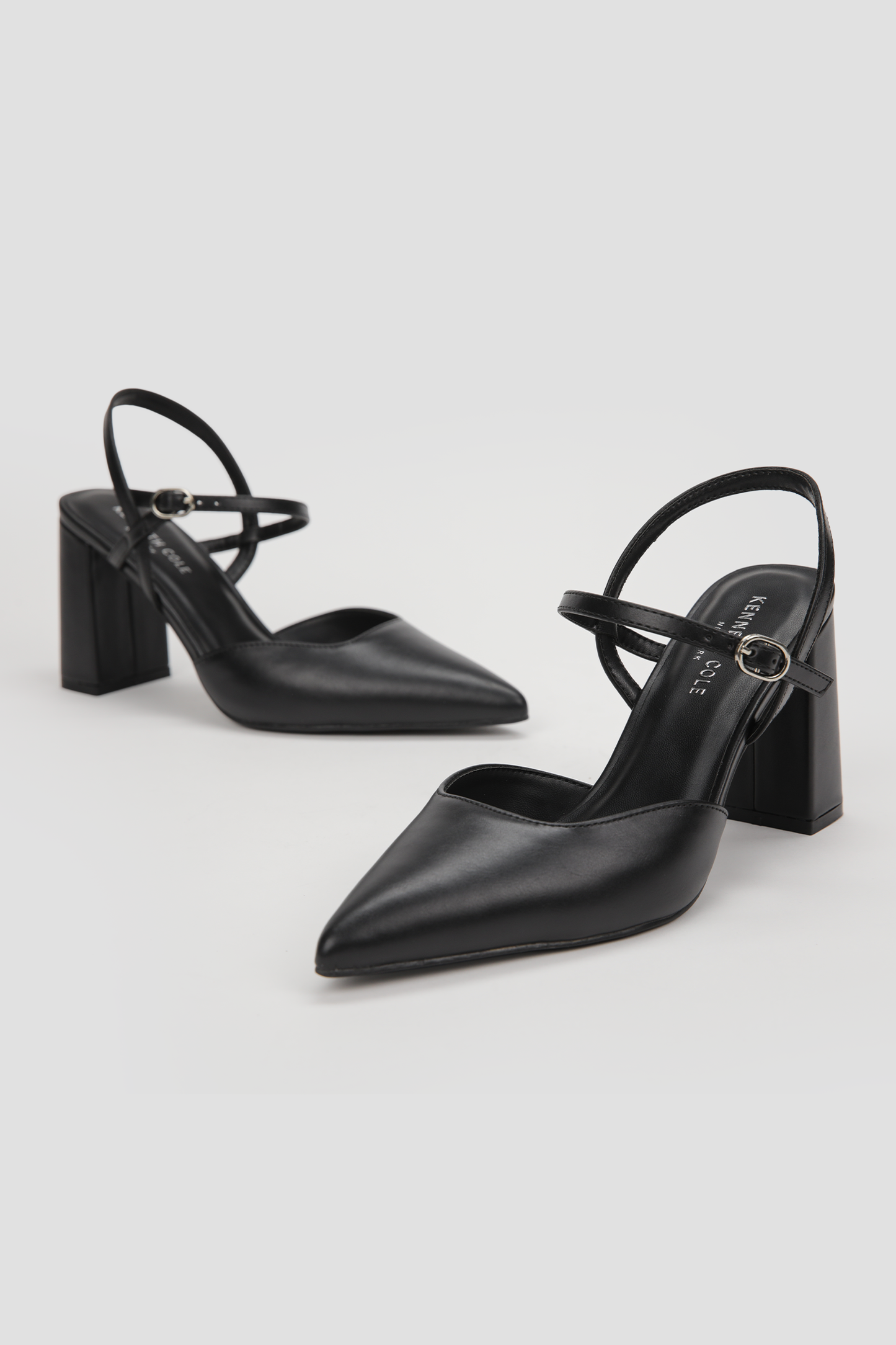 Pointed Ankle Strap Heels