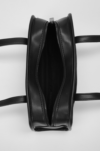 Faux Leather Shoulder Bag