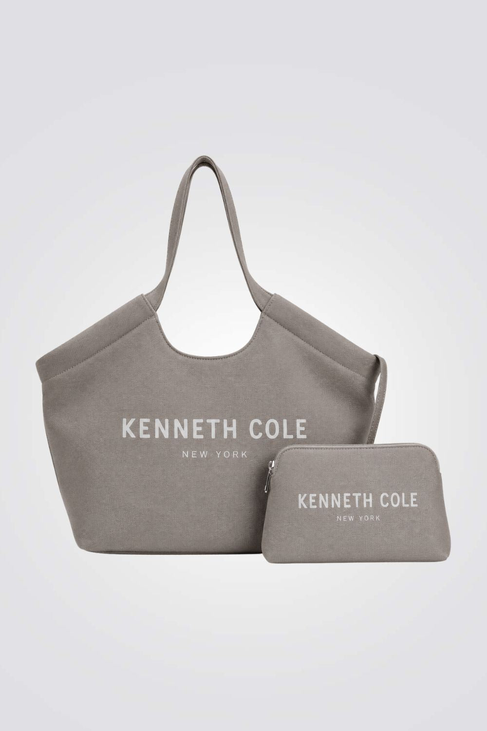Canvas Tote Bag & Pouch Set