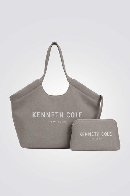 Canvas Tote Bag & Pouch Set