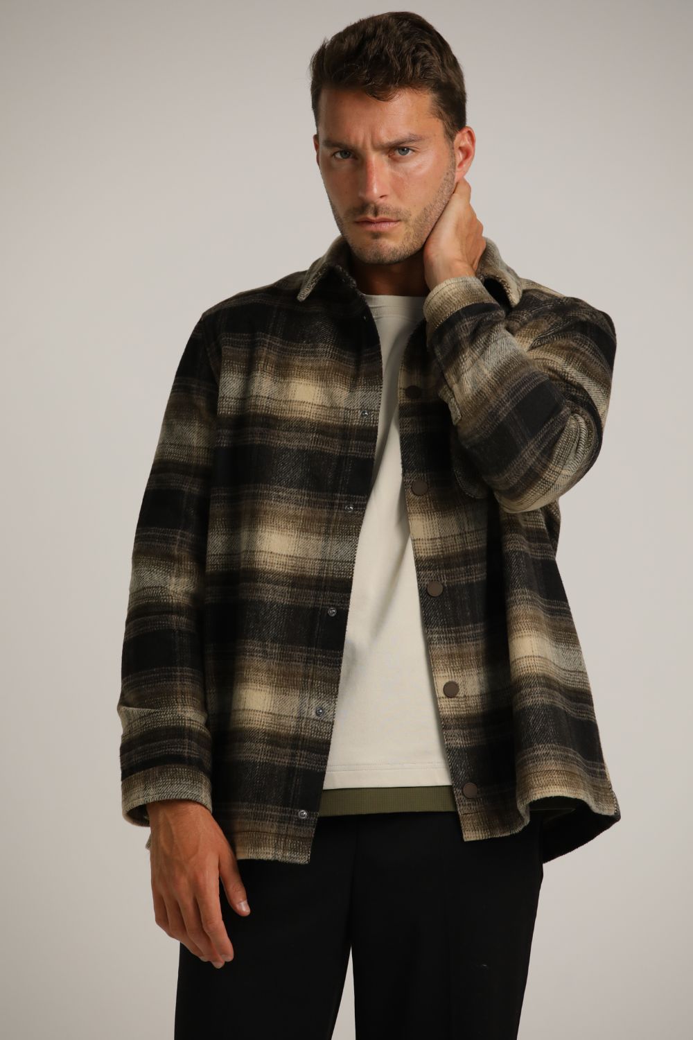 Plaid Flannel Overshirt