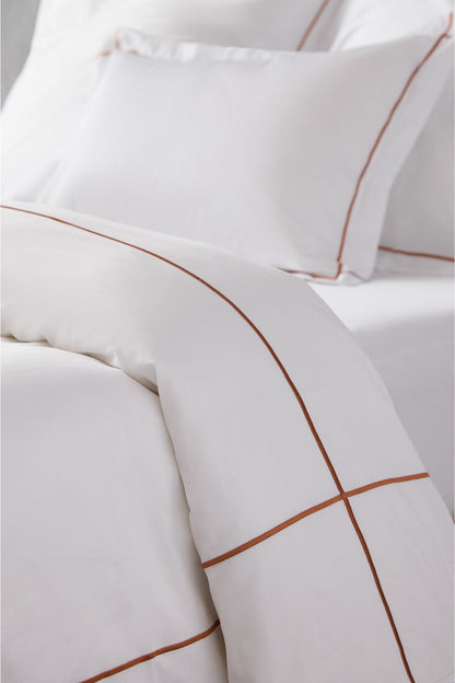 Sateen Fitted Sheet with Embroidery Frame