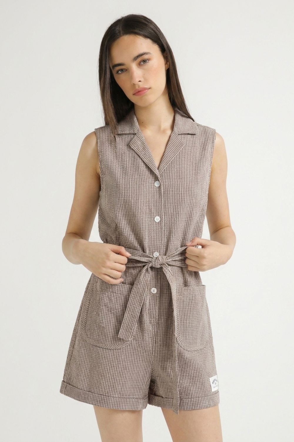 Cotton Button Overalls