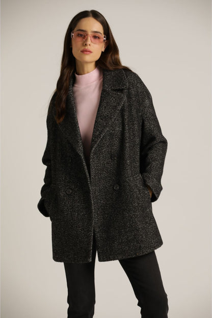 Tailored Textured Coat