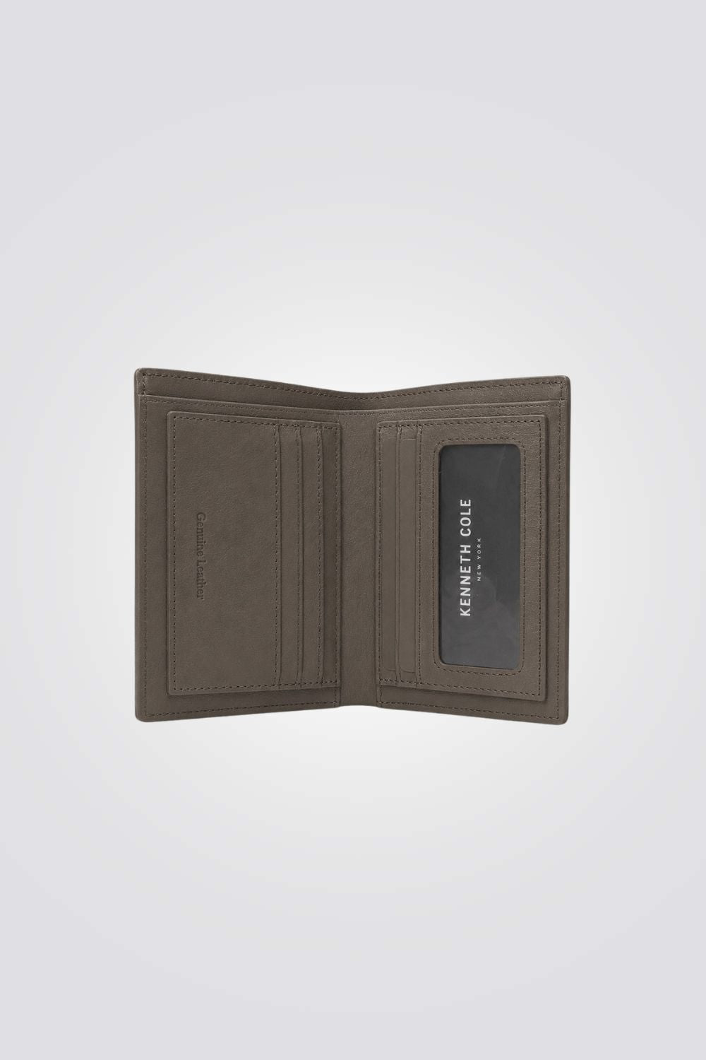 Compact Leather Zip Wallet