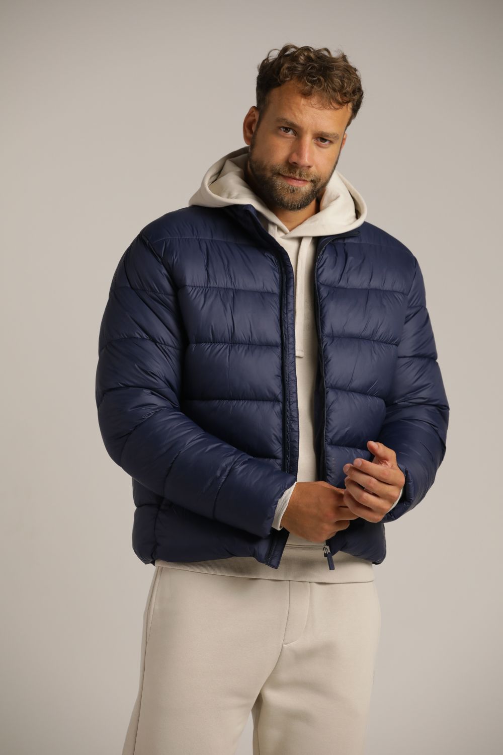 Puffer Coat In Cotton