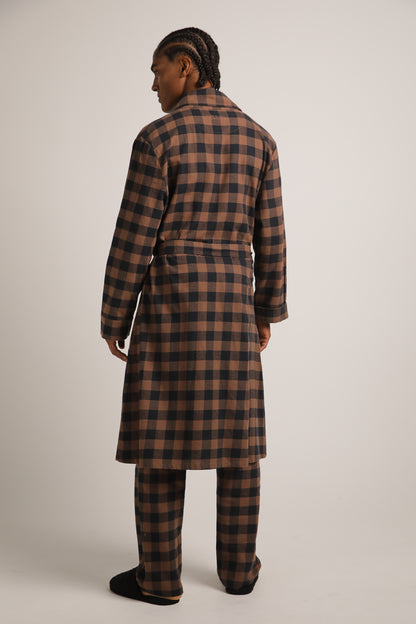 Plaid Flannel Robe