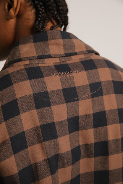 Plaid Flannel Robe
